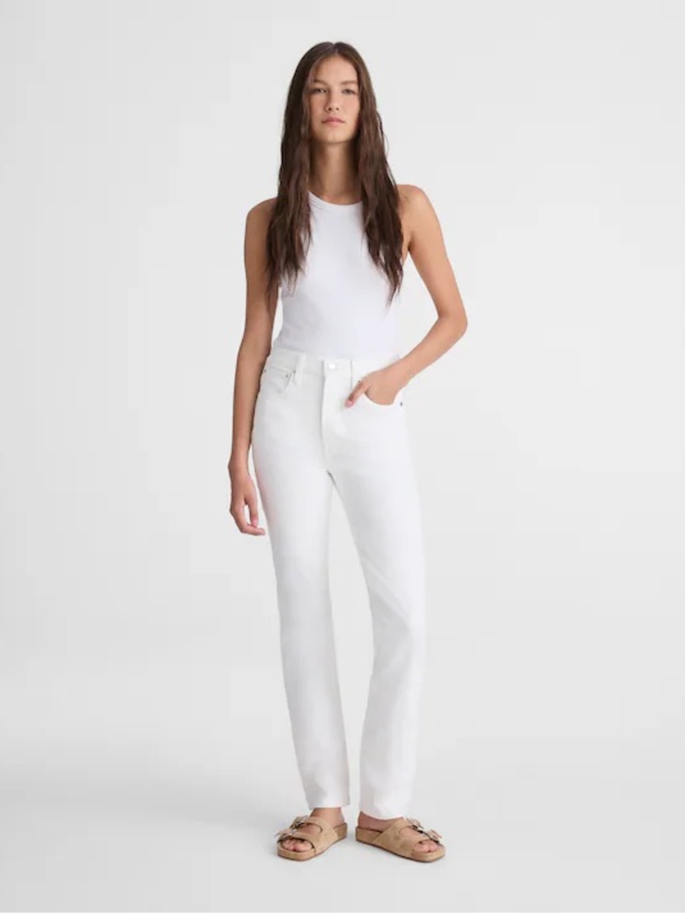 Madewell The Pencil Jean in Super Stretch Denim
